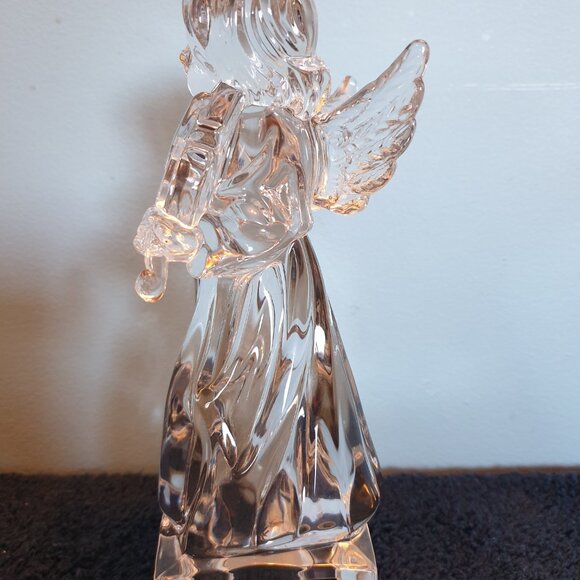 8.25’’ MIKASA Germany Lead Crystal Angelic Violin Angel Figurine - Picture 11 of 11